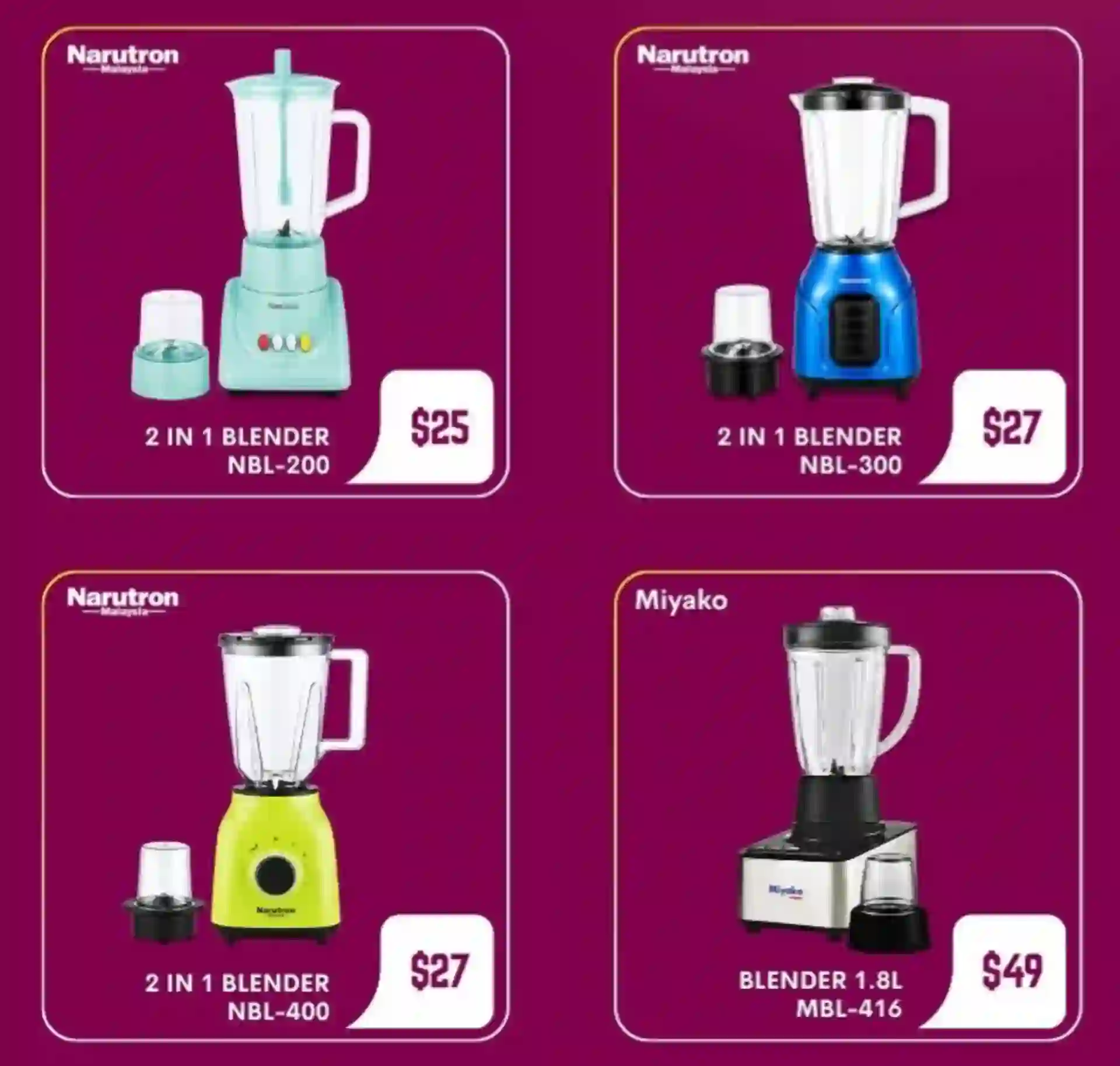 Narutron & Miyako Blender Series