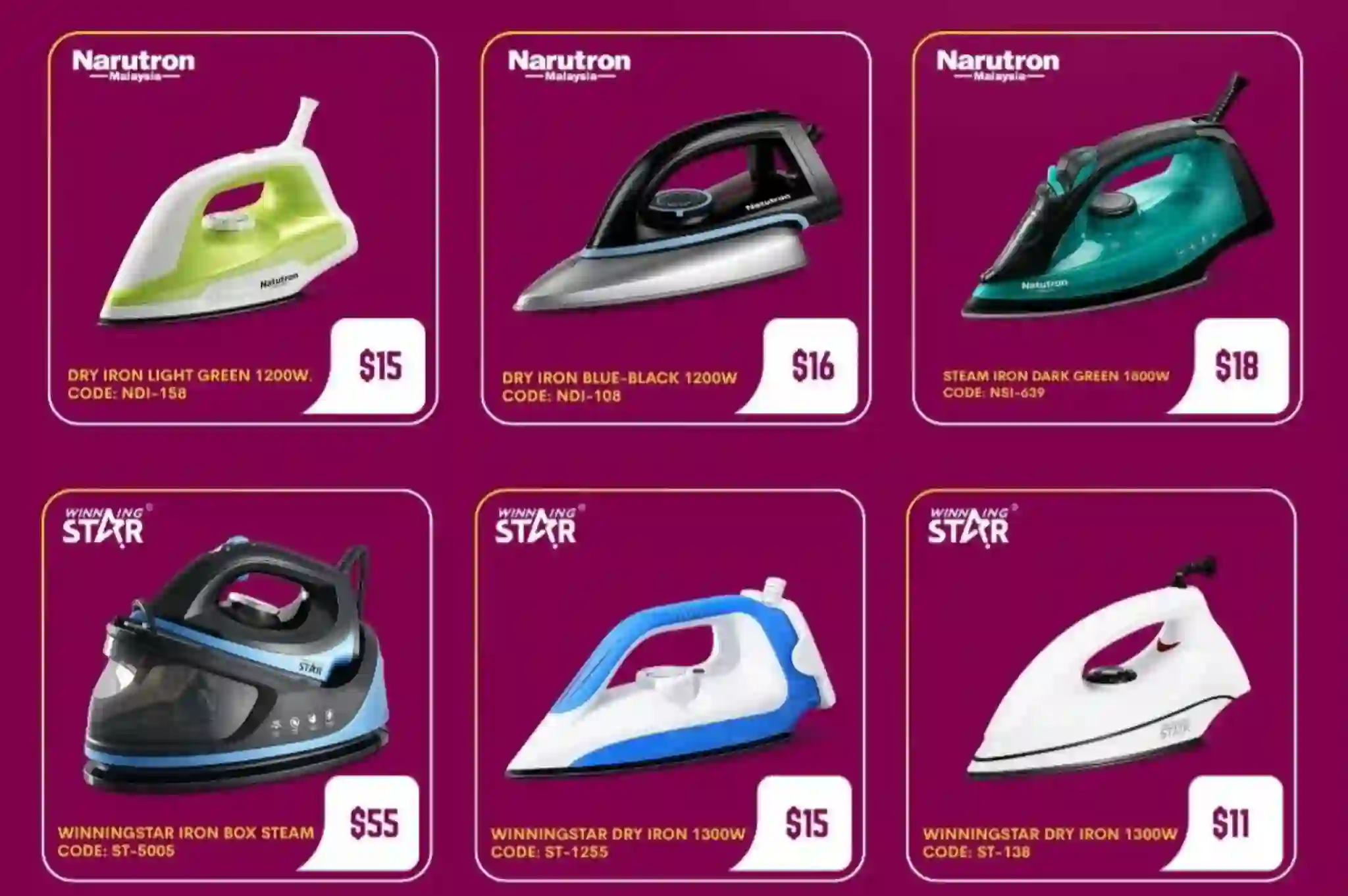Narutron & Winningstar Iron Series