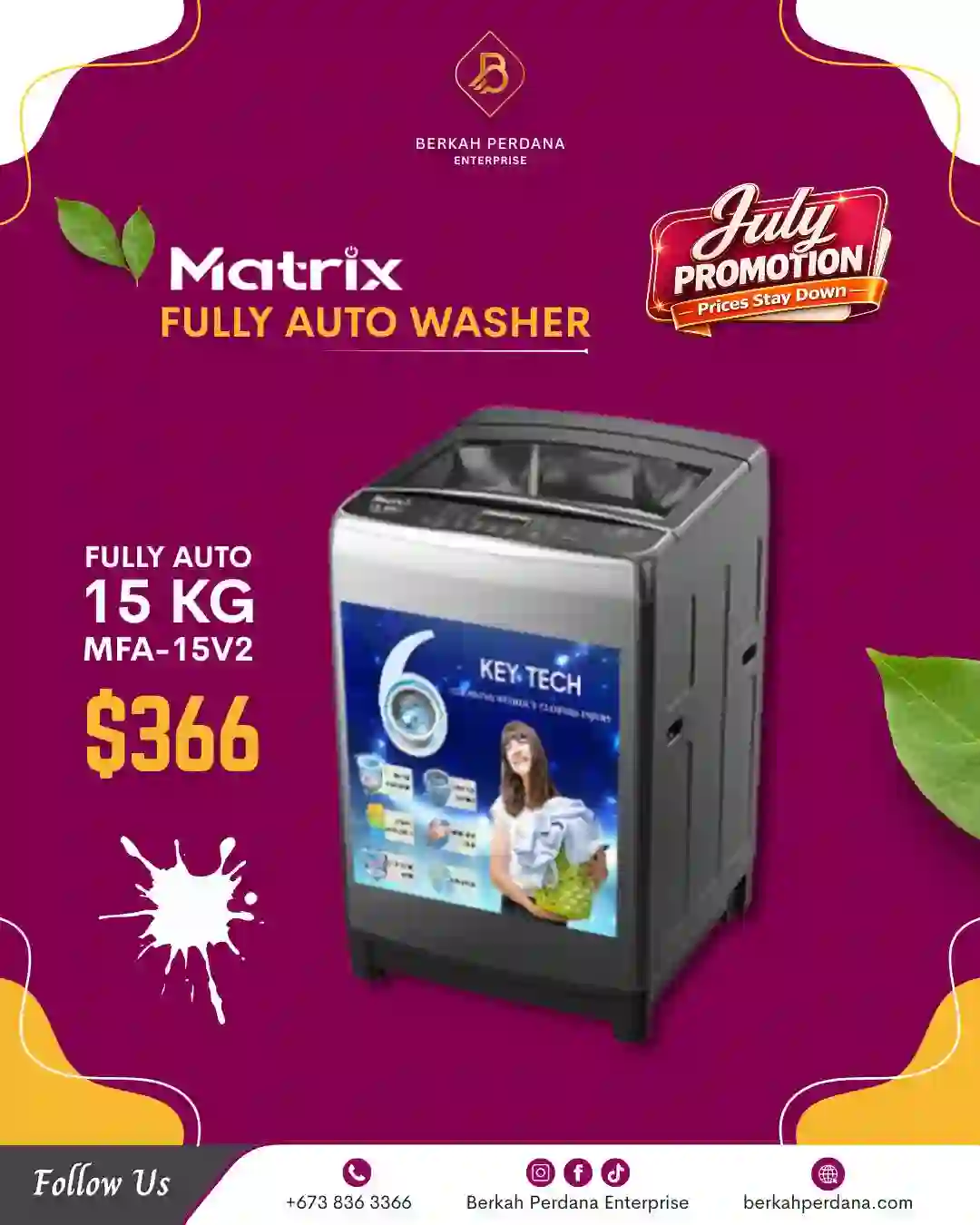 Auto Washer Black 2