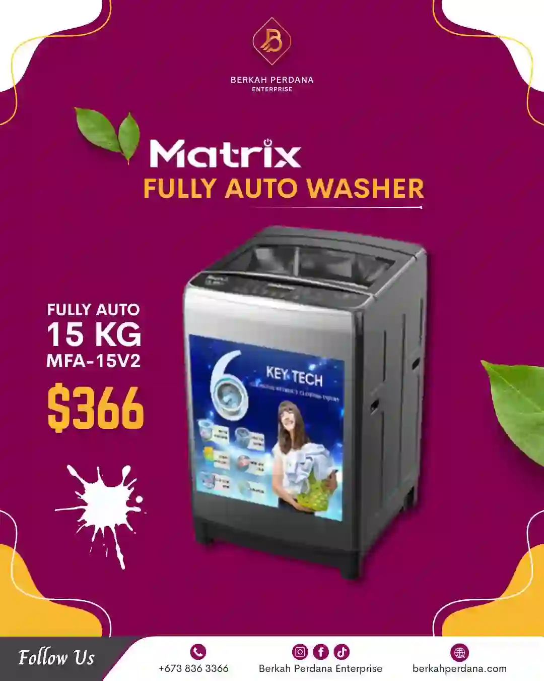 Auto Washer Black