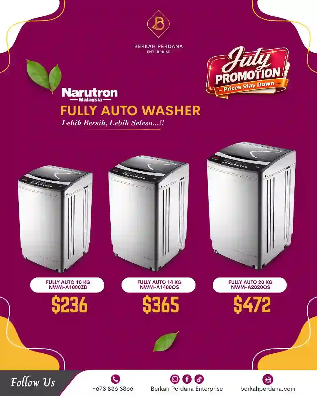 Auto Washer Set 2