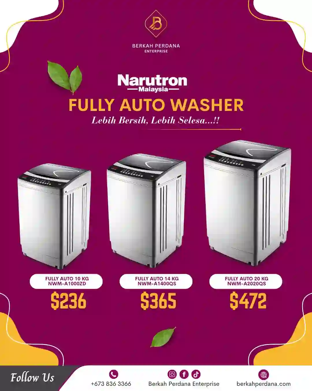 Auto Washer Set