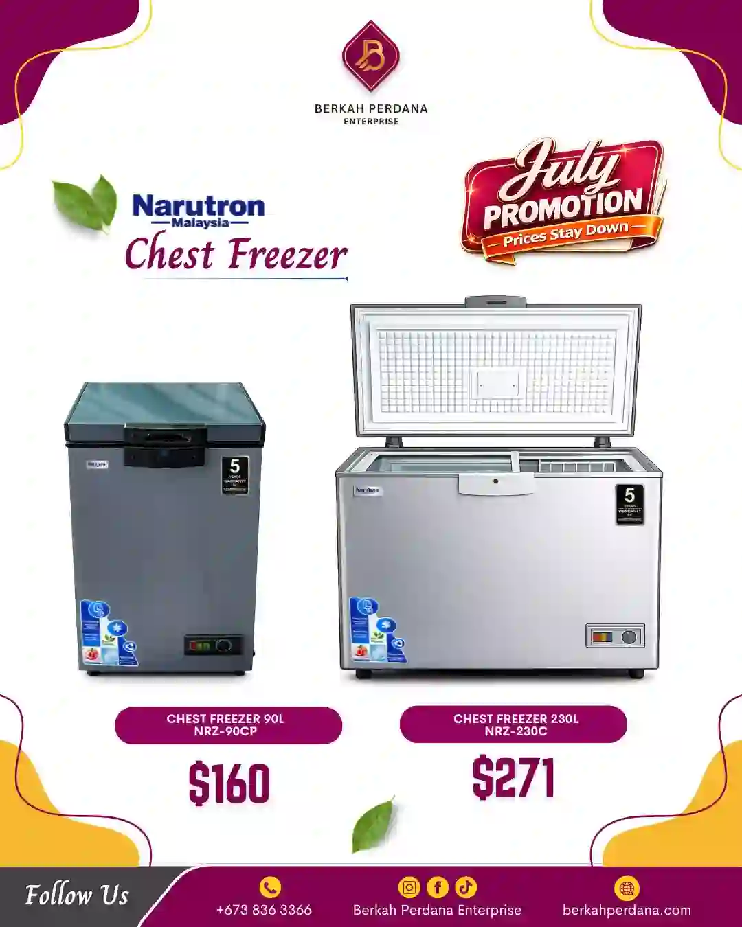 Chest Freezer Set 4