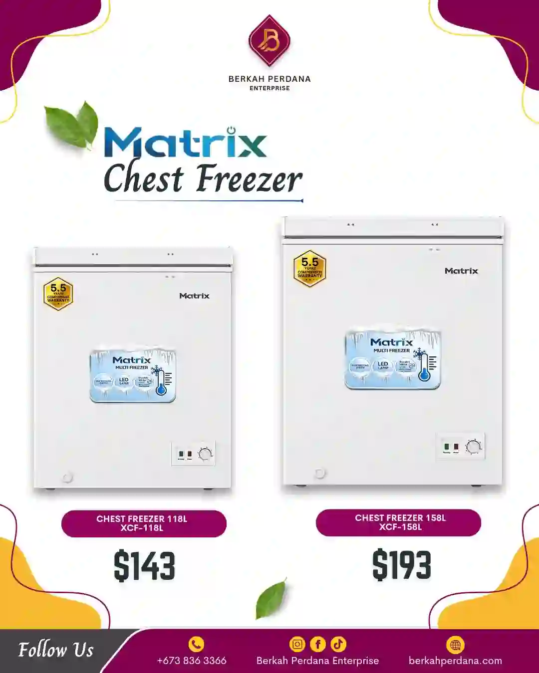 Chest Freezer Set