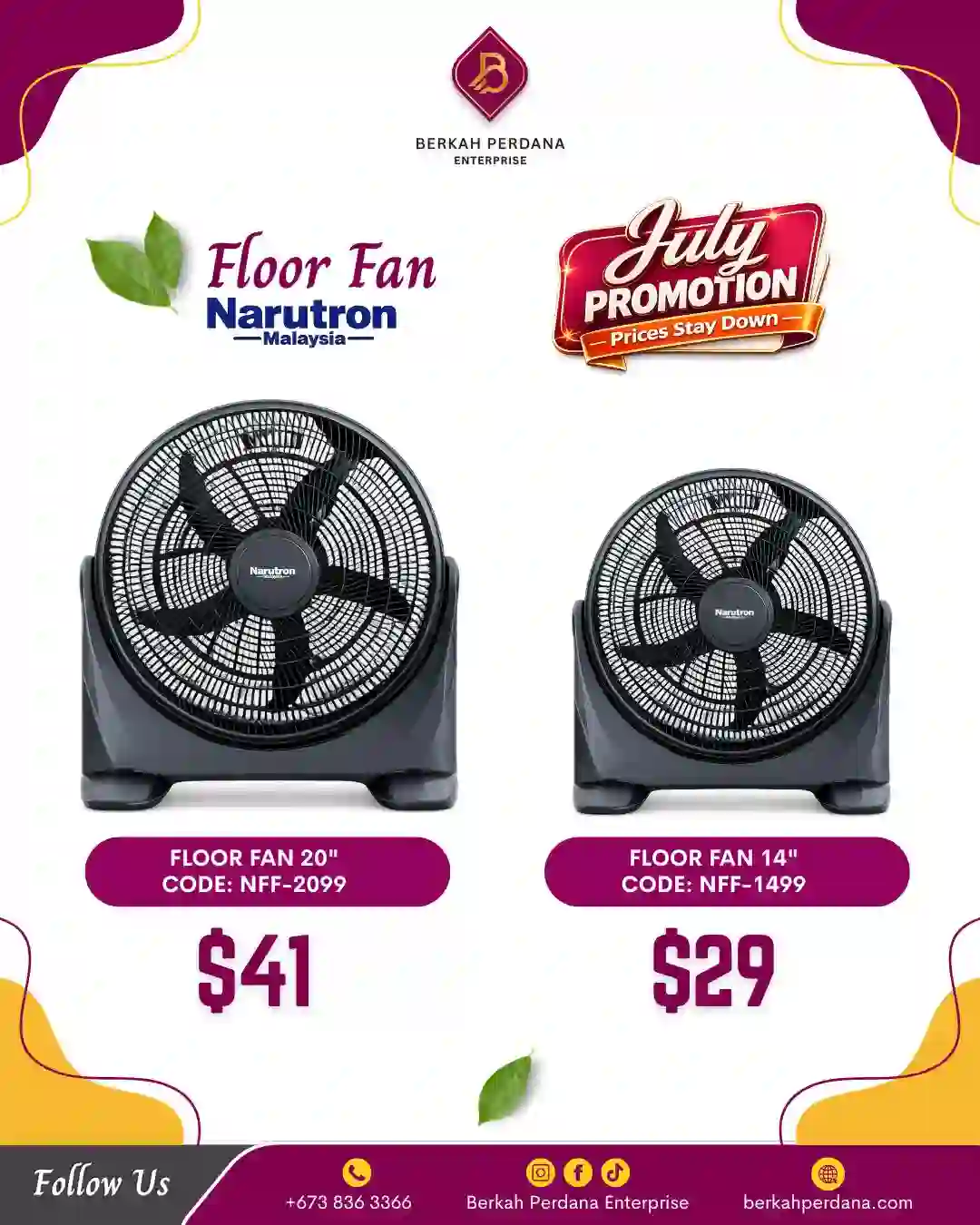 Heavy Duty Fan Set