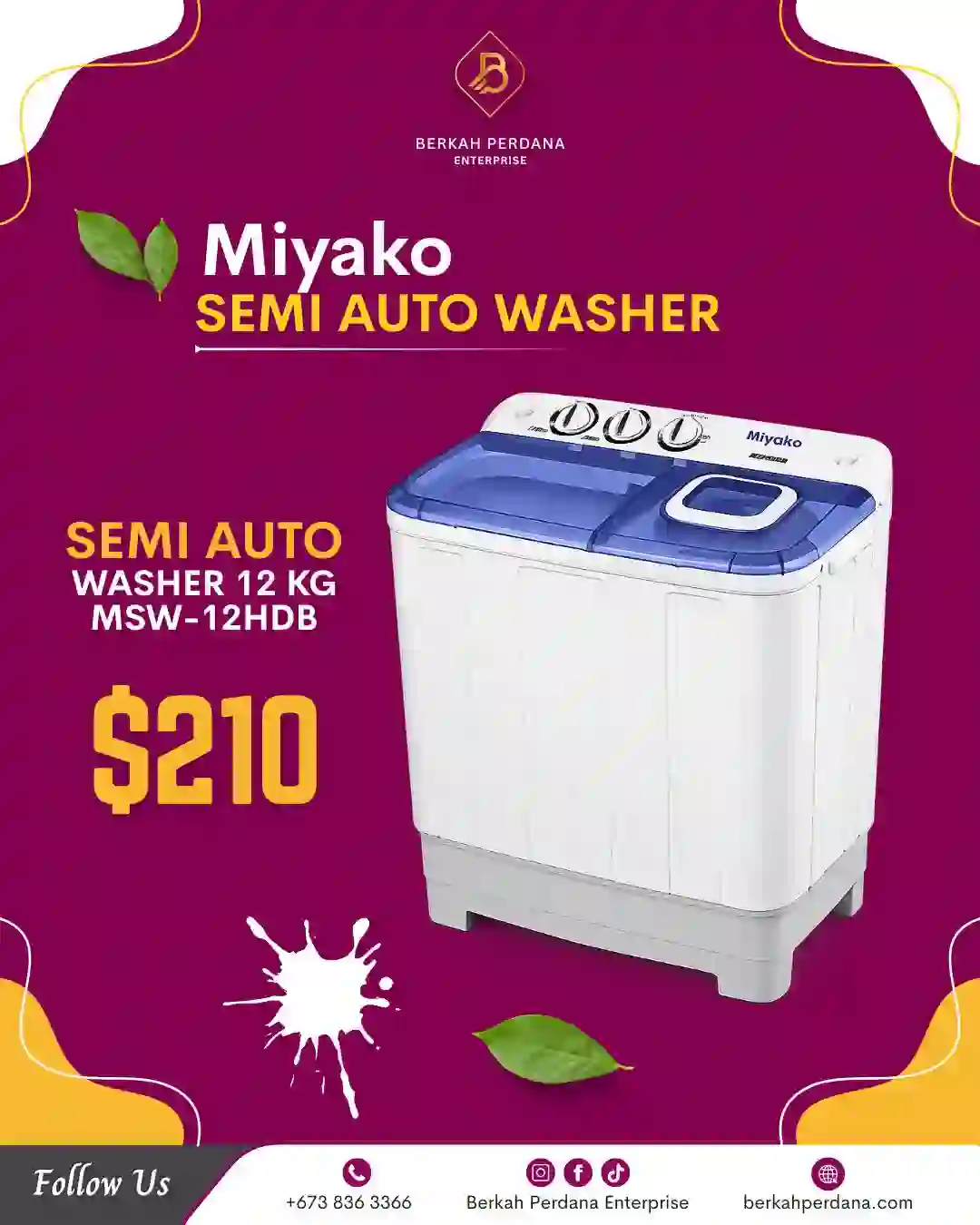 Semi Auto Washer