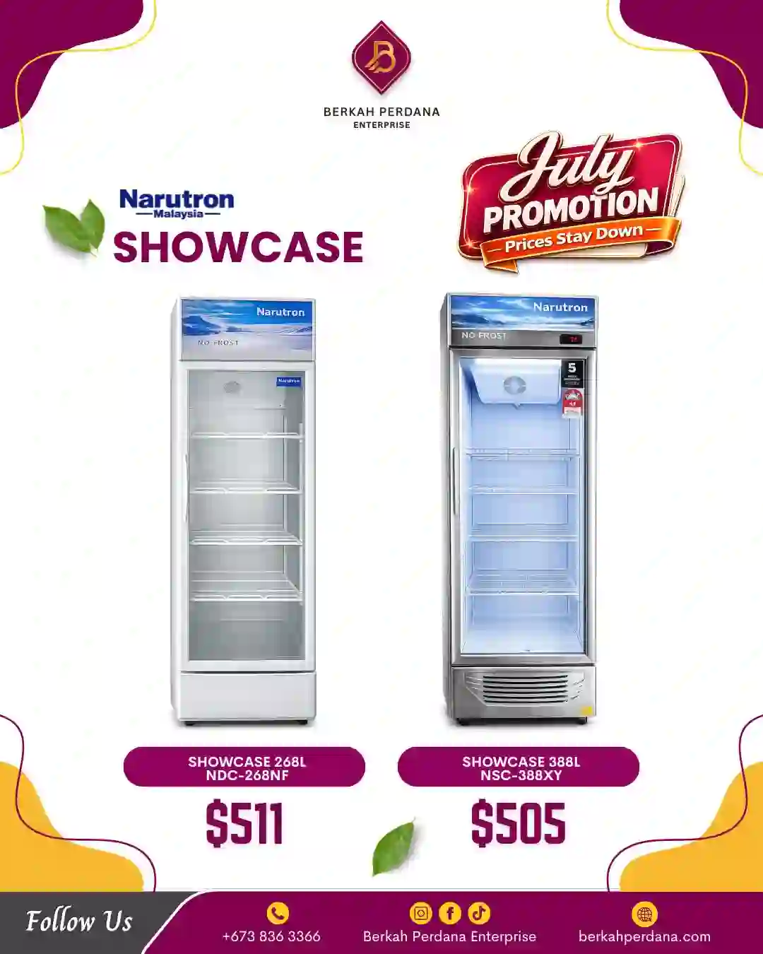 Showcase Cooler Set 2