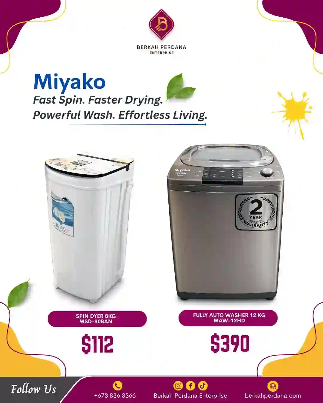 Washing Machine Set