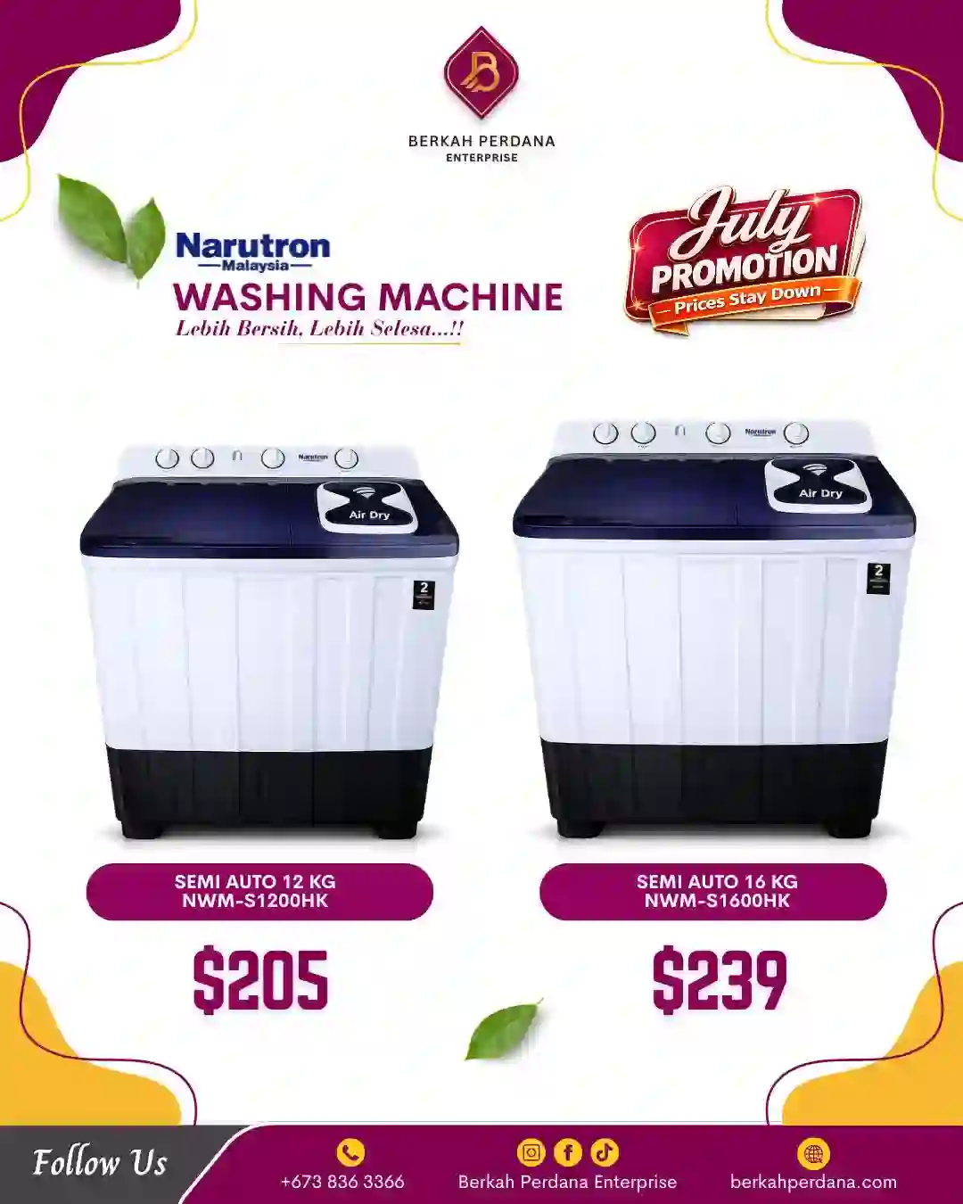 Washing Machine Twin Tub 3