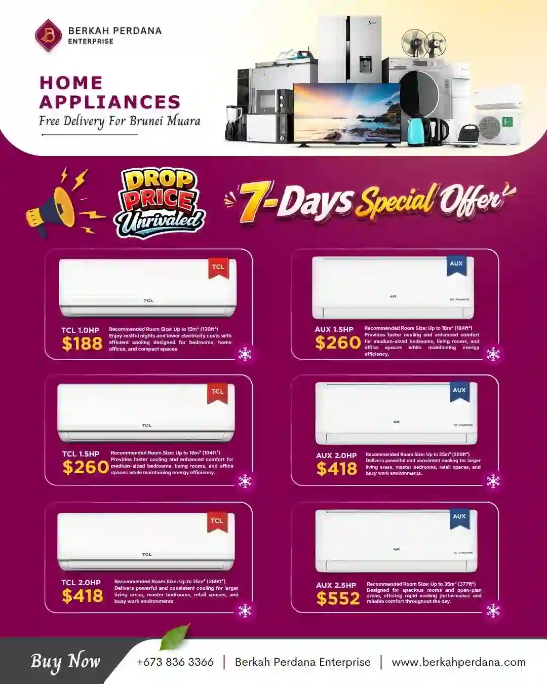 Tcl Aux Air Conditioner